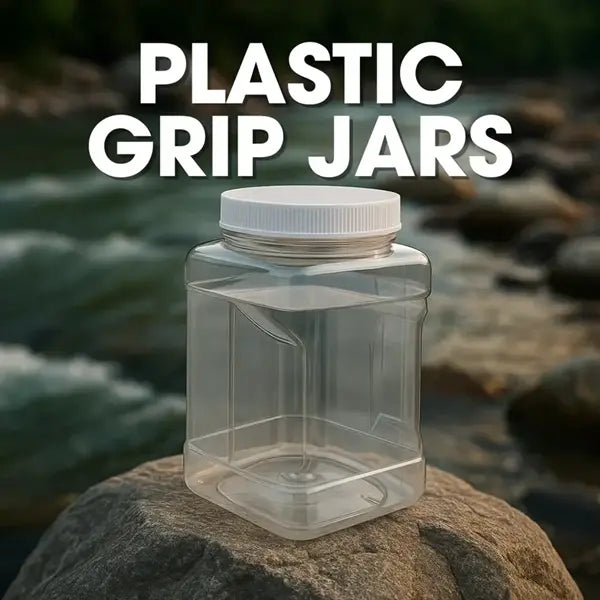 Plastic Grip Jars