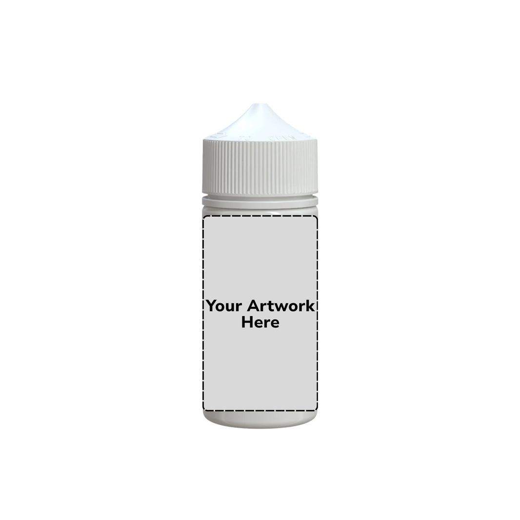 100ml v3 unicorn bottle opaque white
