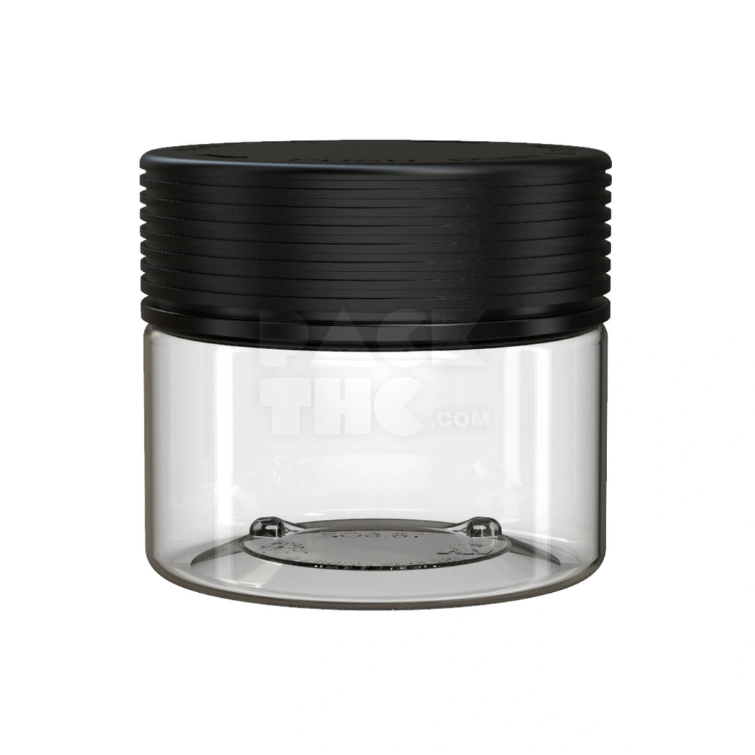 10oz 300cc spiral cr xl container clear natural black cap 80 count