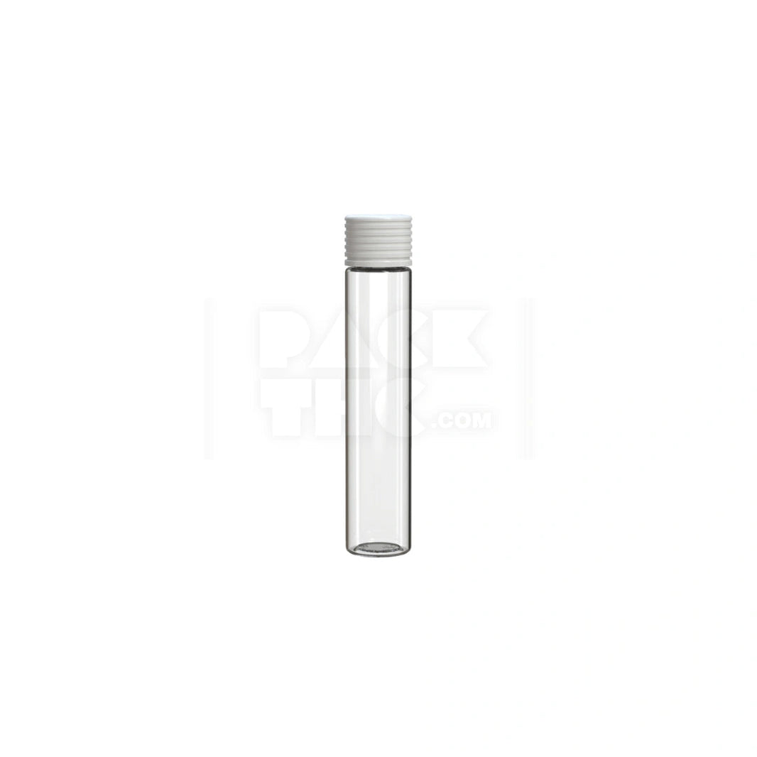 115mm spiral cr tube clear natural white cap 200 count