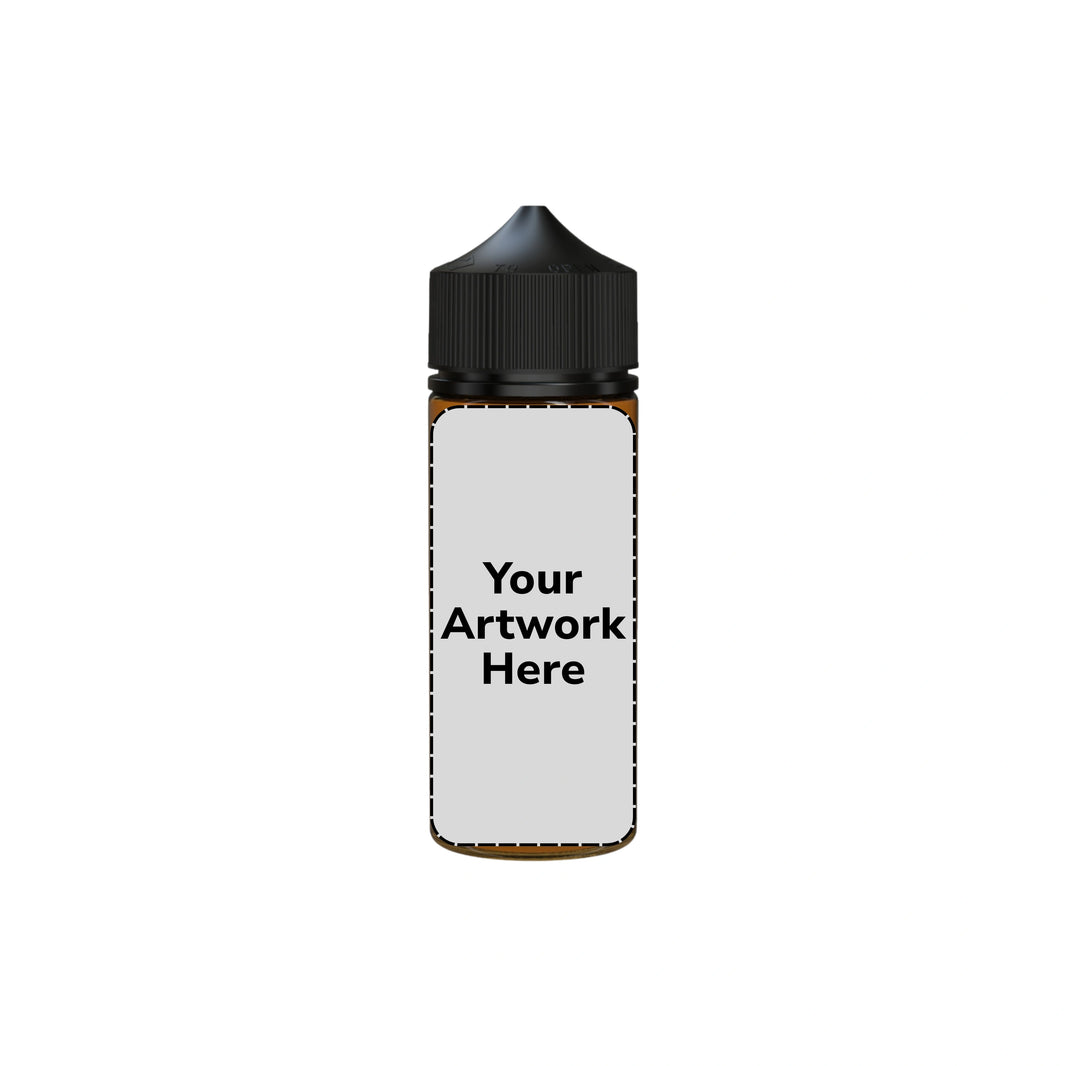 120ml v3 unicorn bottle translucent amber