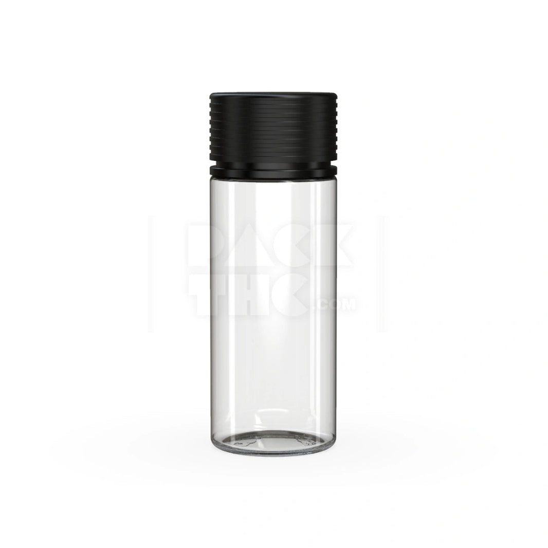 120ml spiral cr bottle clear natural black cap 400 count