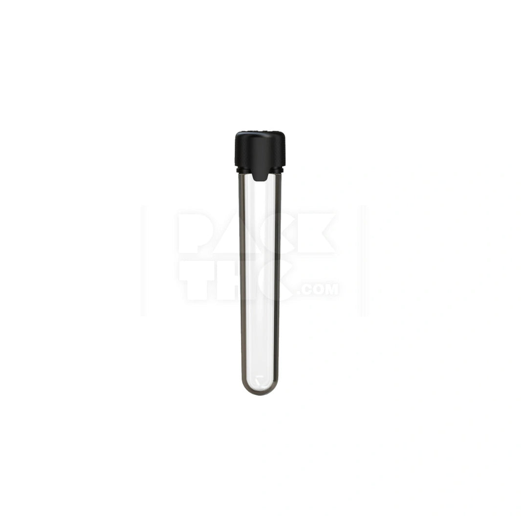 120mm aviator cr tube clear natural black cap 500 count