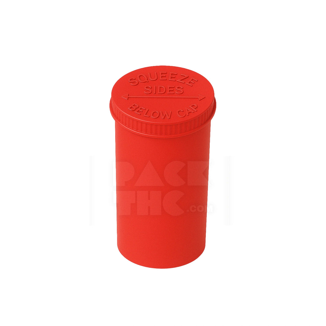 13 DRAM POP TOP VIAL - RED - (315 COUNT) Pack THC