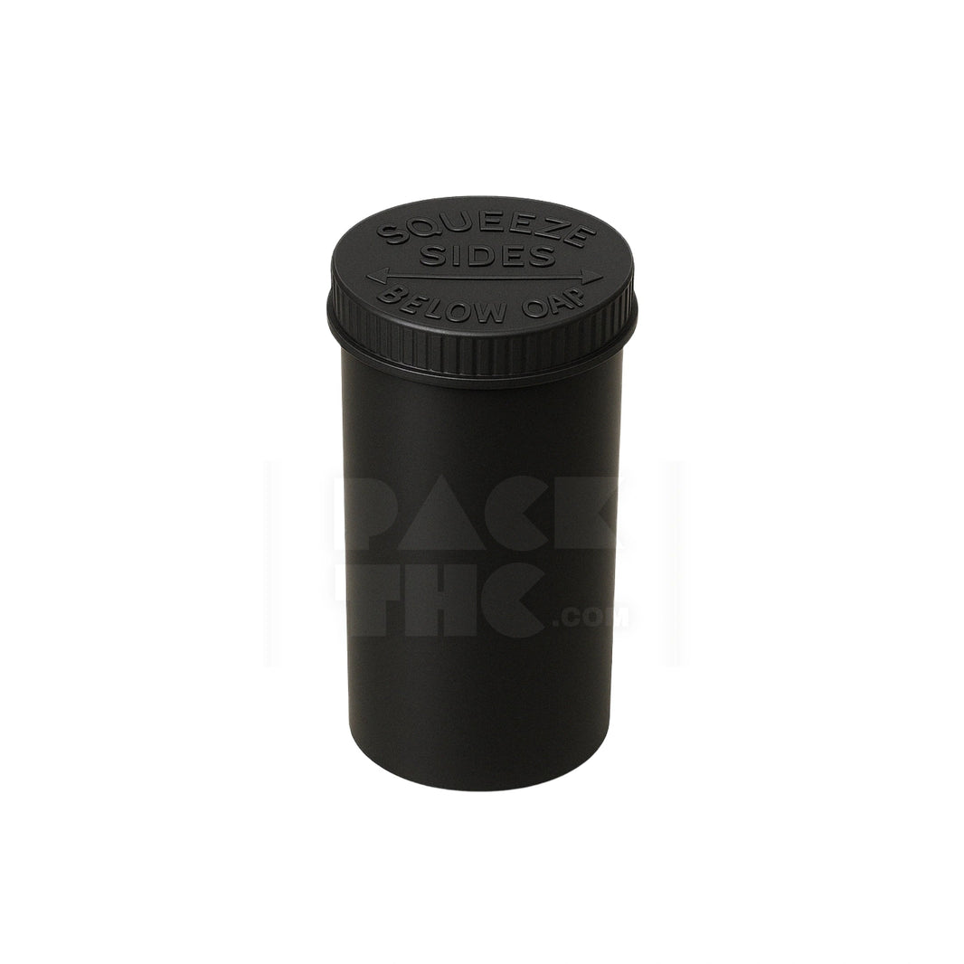 13 DRAM POP TOP VIAL - BLACK - (315 COUNT) Pack THC