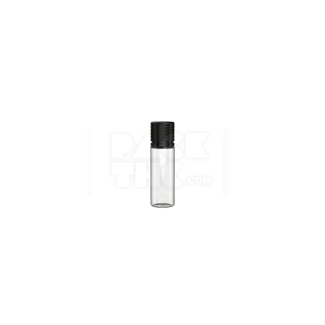 16.5ml spiral cr bottle clear natural black cap 1000 count