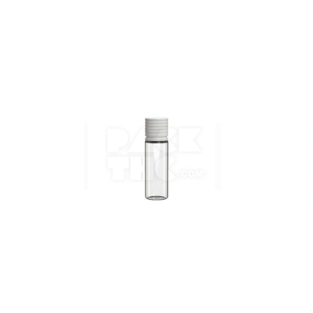 16.5ml spiral cr bottle clear natural white cap 1000 count