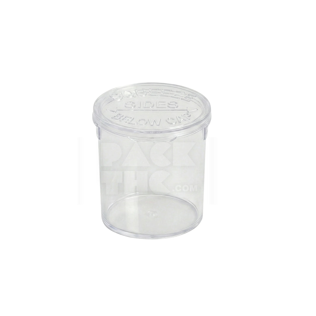 6 DRAM POP TOP VIAL - CLEAR | Child-Resistant Bulk Case - (600 Count)