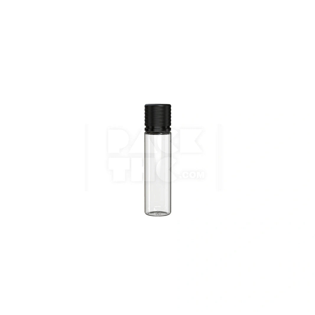 20ml spiral cr bottle clear natural black cap 1000 count