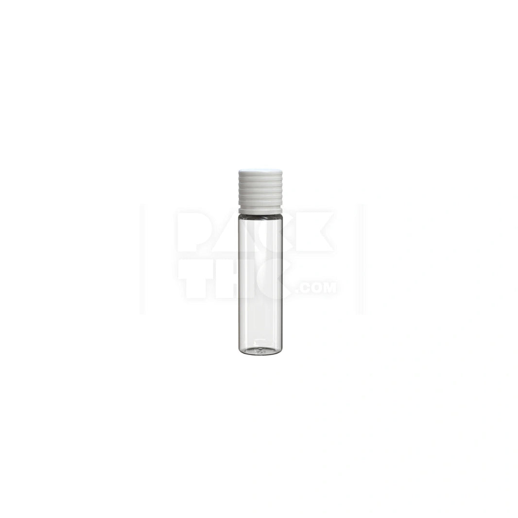20ml spiral cr bottle clear natural white cap 1000 count