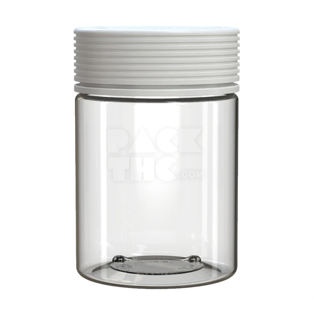 21.5oz 625cc spiral cr xl container clear natural white cap 40 count