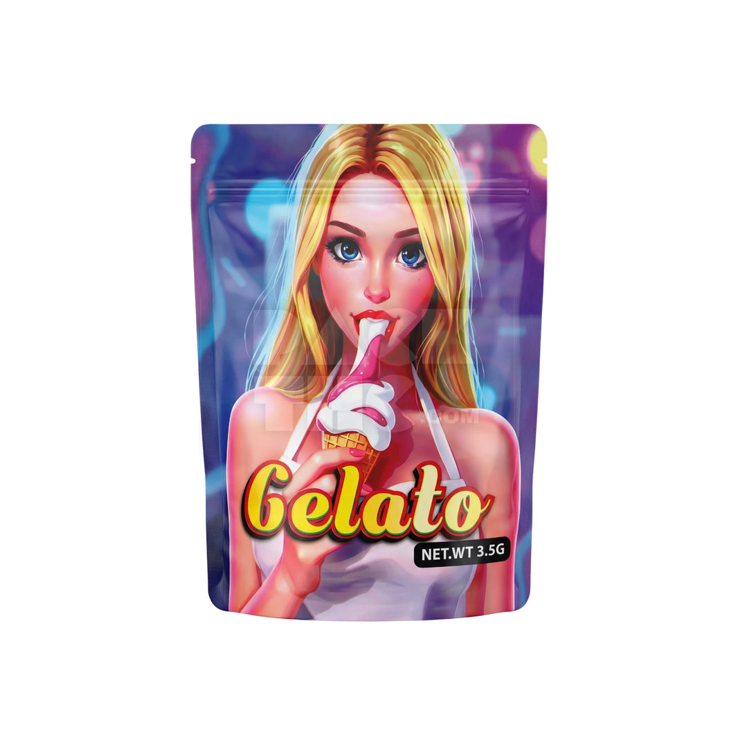 3.5 Grams Ice Cream Gelato Mylar Bags