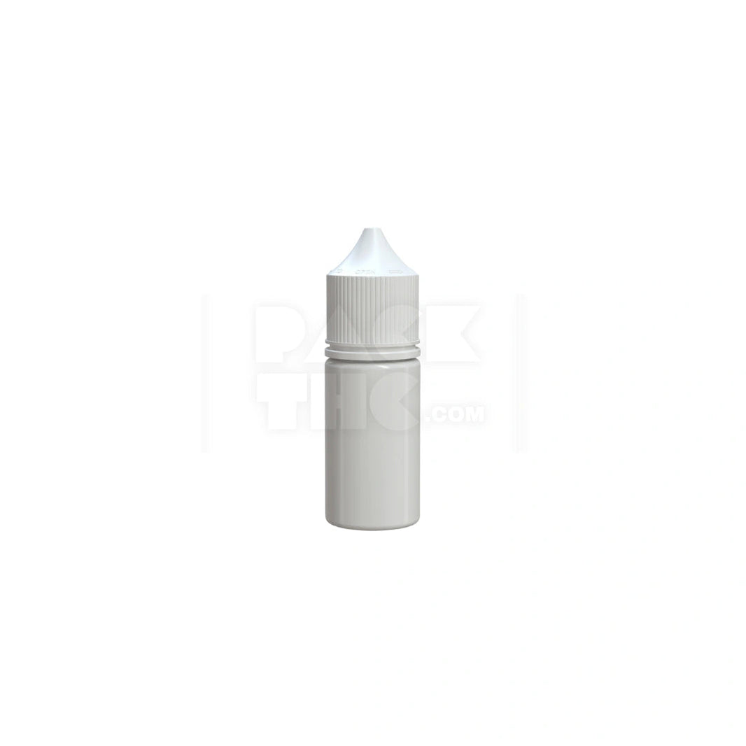 30ml stubby pet unicorn bottle cr opaque white 1000 count