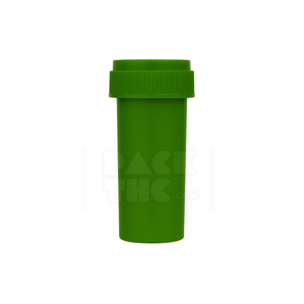 30 dram push turn reverse cap bottles green