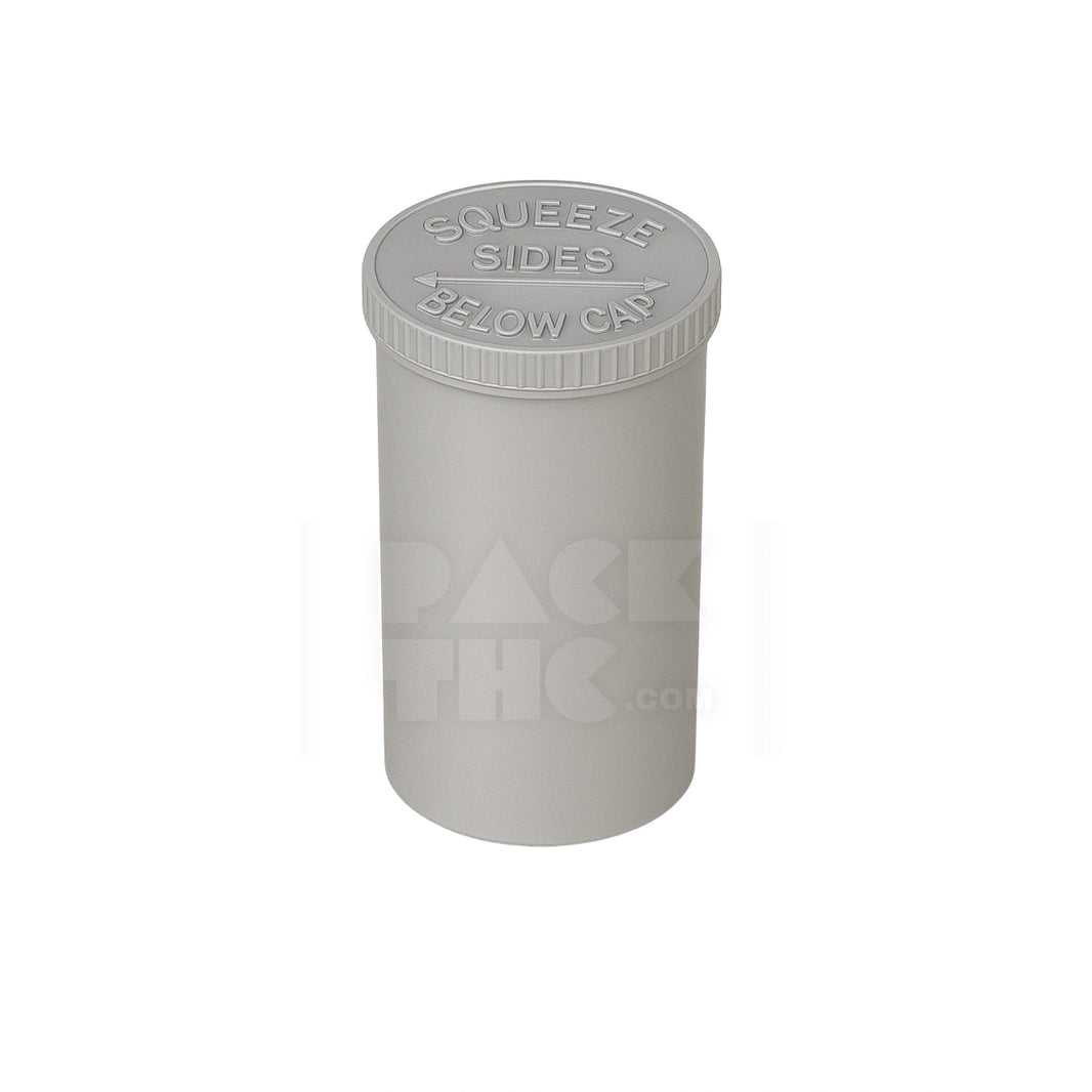 30 DRAM POP TOP VIAL - 1/4OZ - SILVER - (160 COUNT) Pack THC
