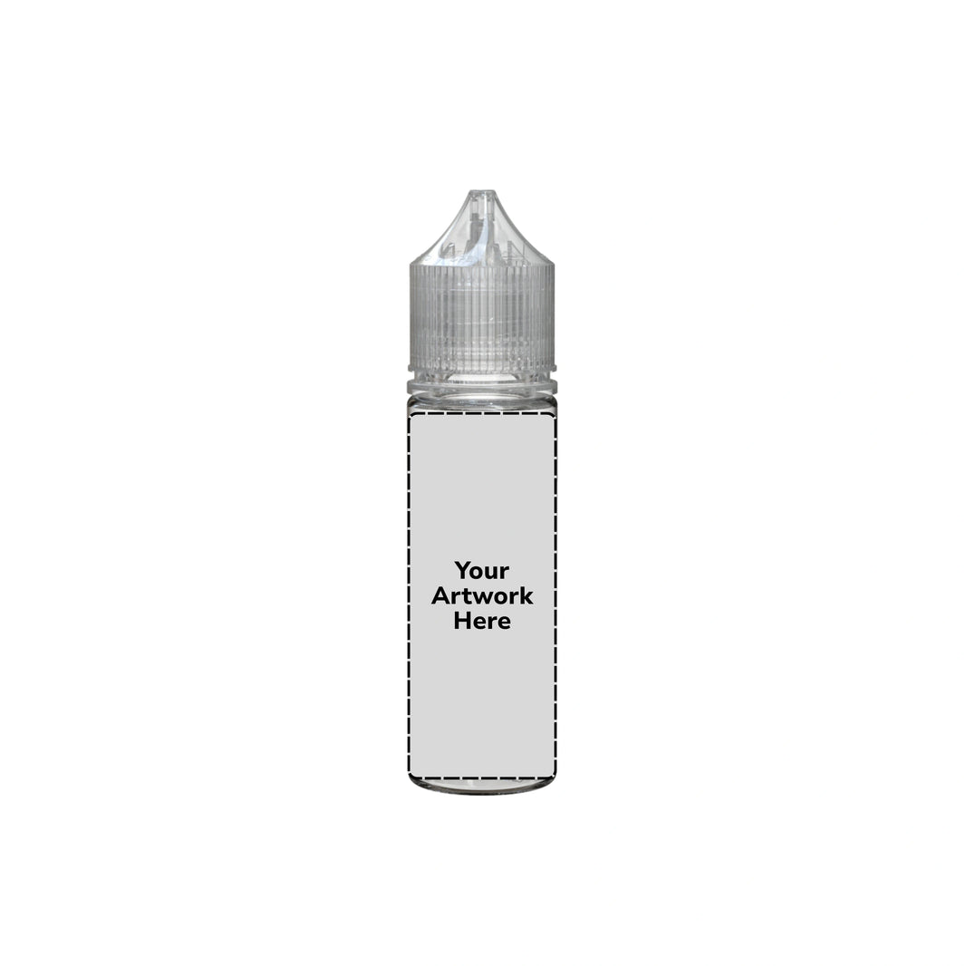 50ml v3 unicorn bottle clear clear cap
