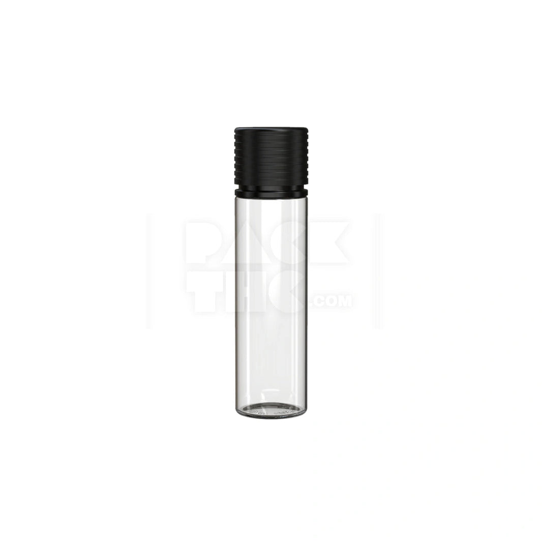 60ml spiral cr bottle clear natural black cap 500 count