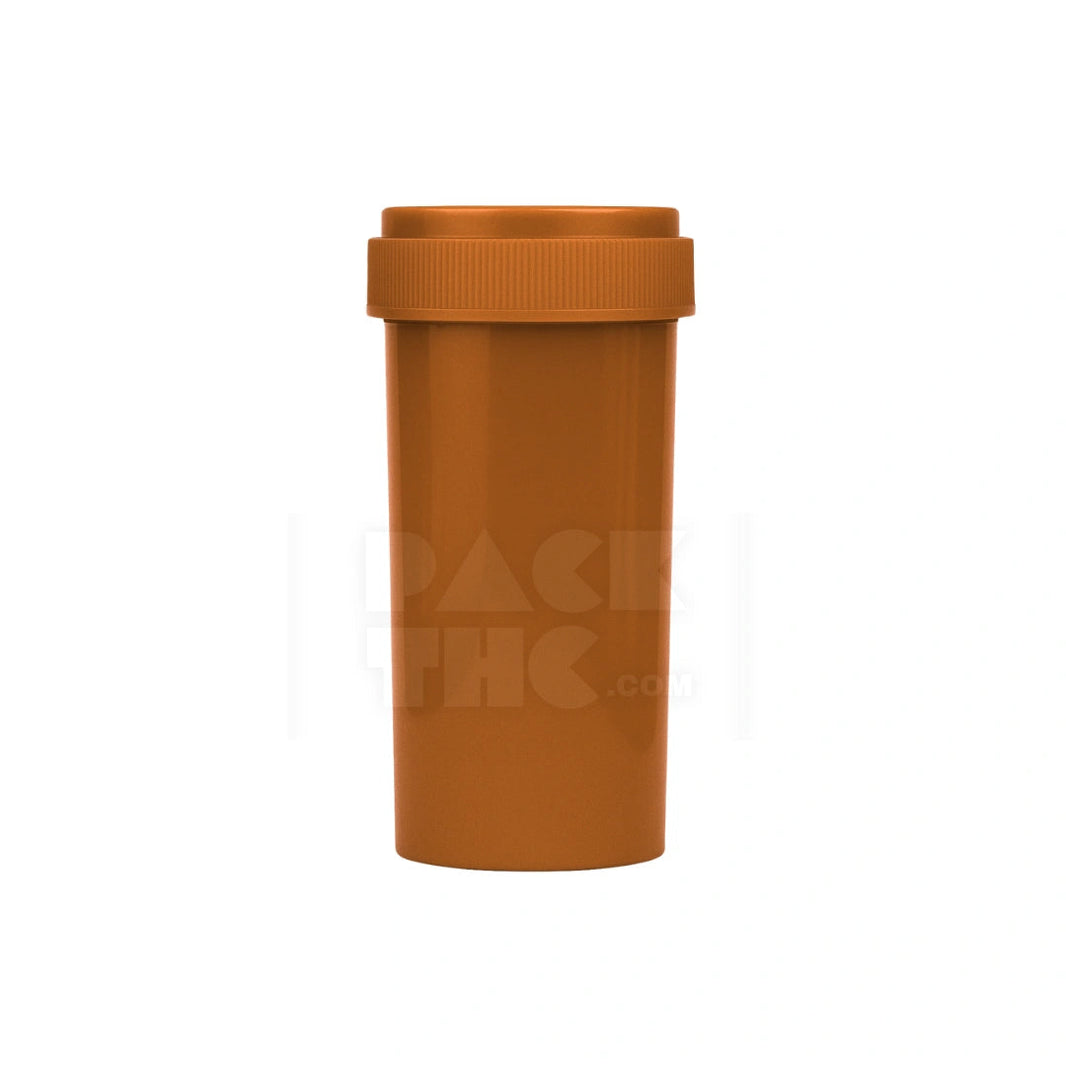 60 dram push turn reverse cap bottles amber