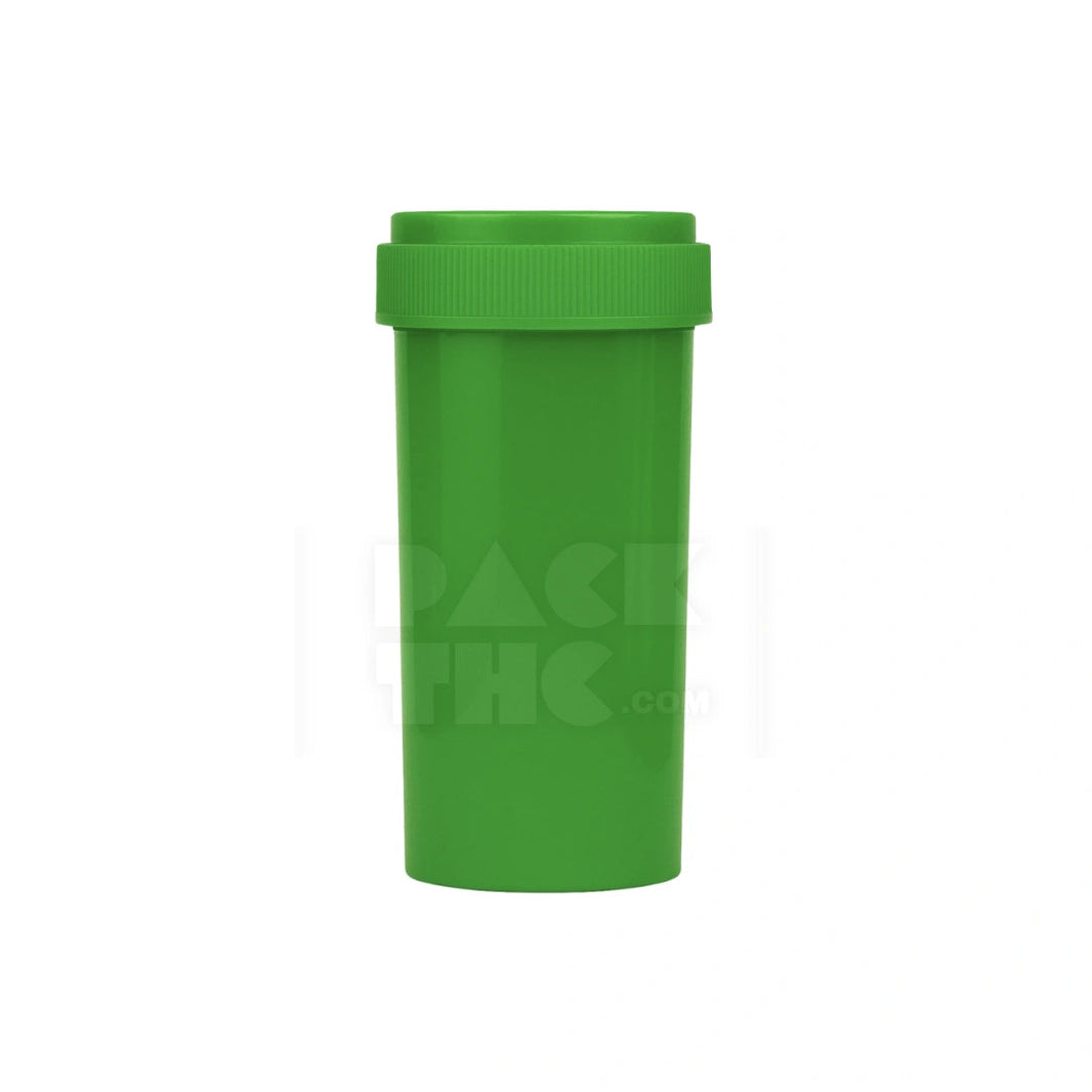 60 dram push turn reverse cap bottles green