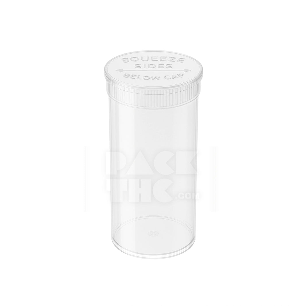 60 DRAM POP TOP VIAL - 1/2OZ - CLEAR - (75 COUNT) Pack THC