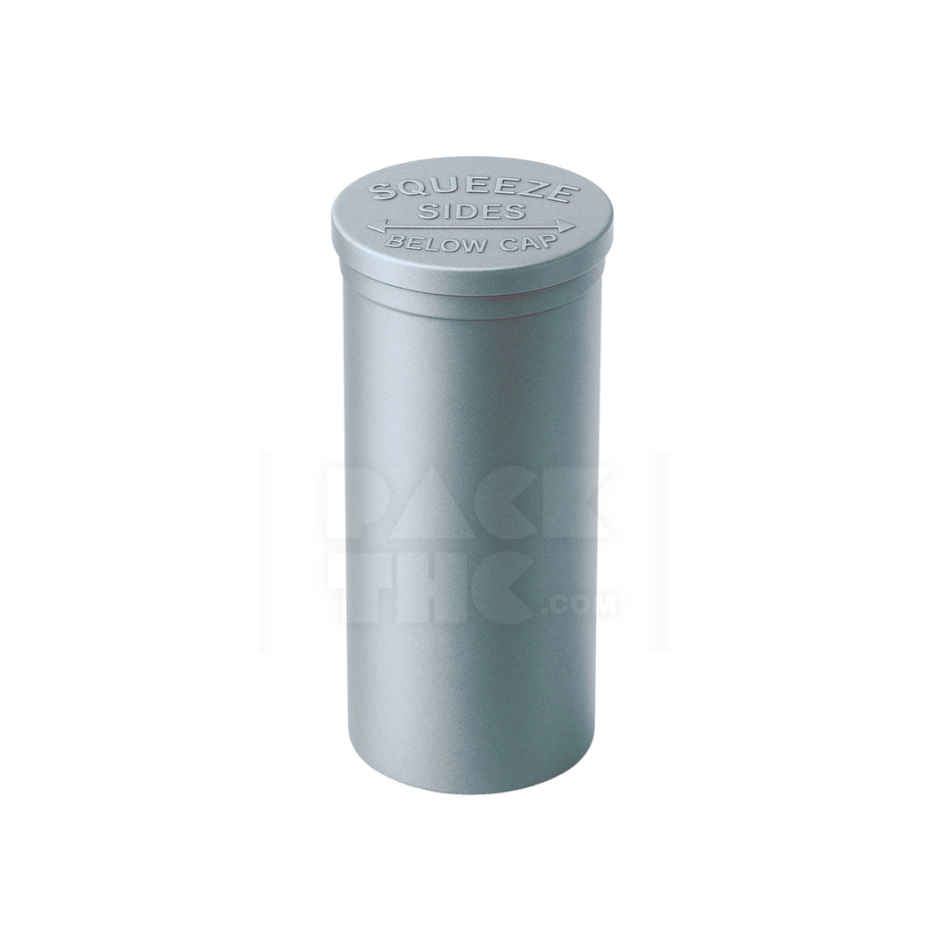 60 DRAM POP TOP VIAL - 1/2OZ - SILVER - (75 COUNT) Pack THC