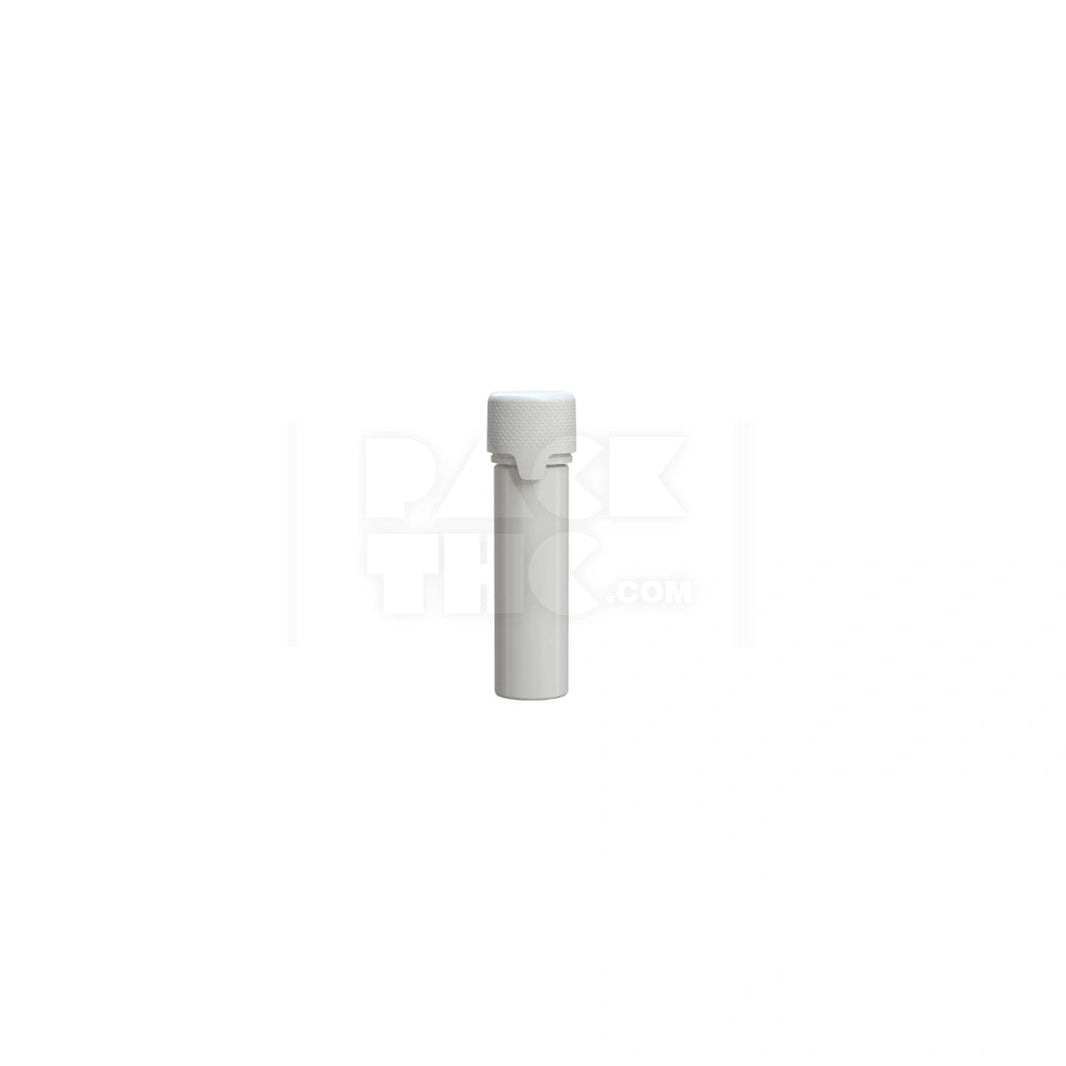 65mm aviator tube flat bottom opaque white 500 count