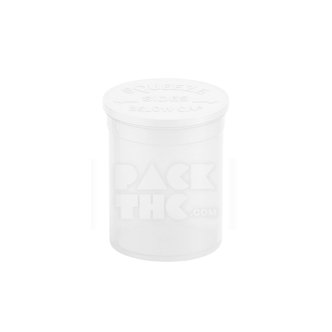 6 Dram Clear Pop Top Vial child-resistant transparent container