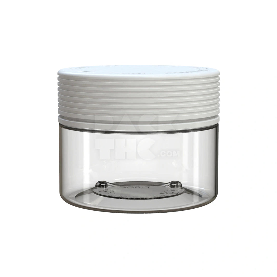 7.5oz 220cc spiral cr xl container clear natural white cap 100 count