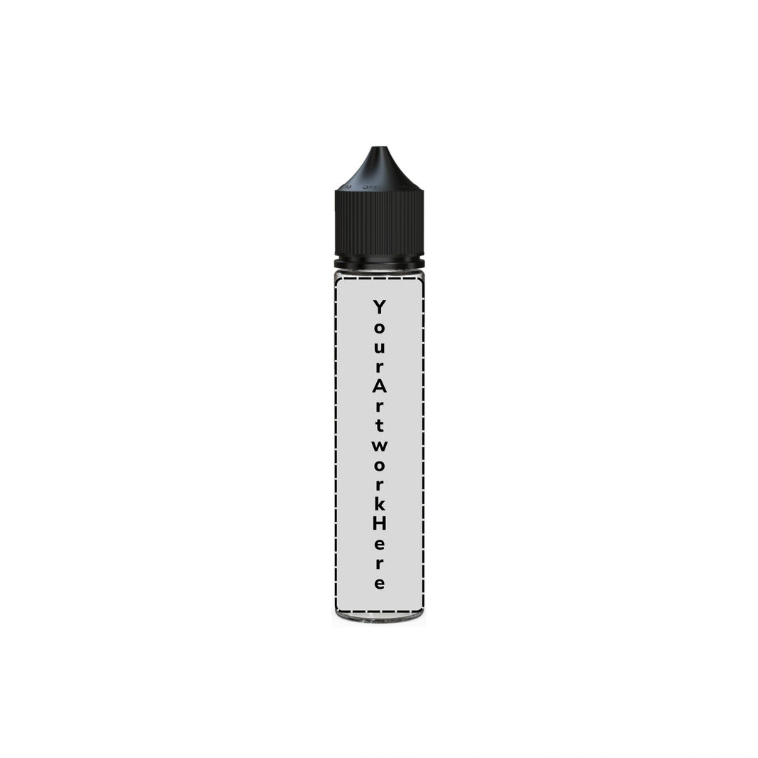 75ml v3 unicorn bottle clear black cap