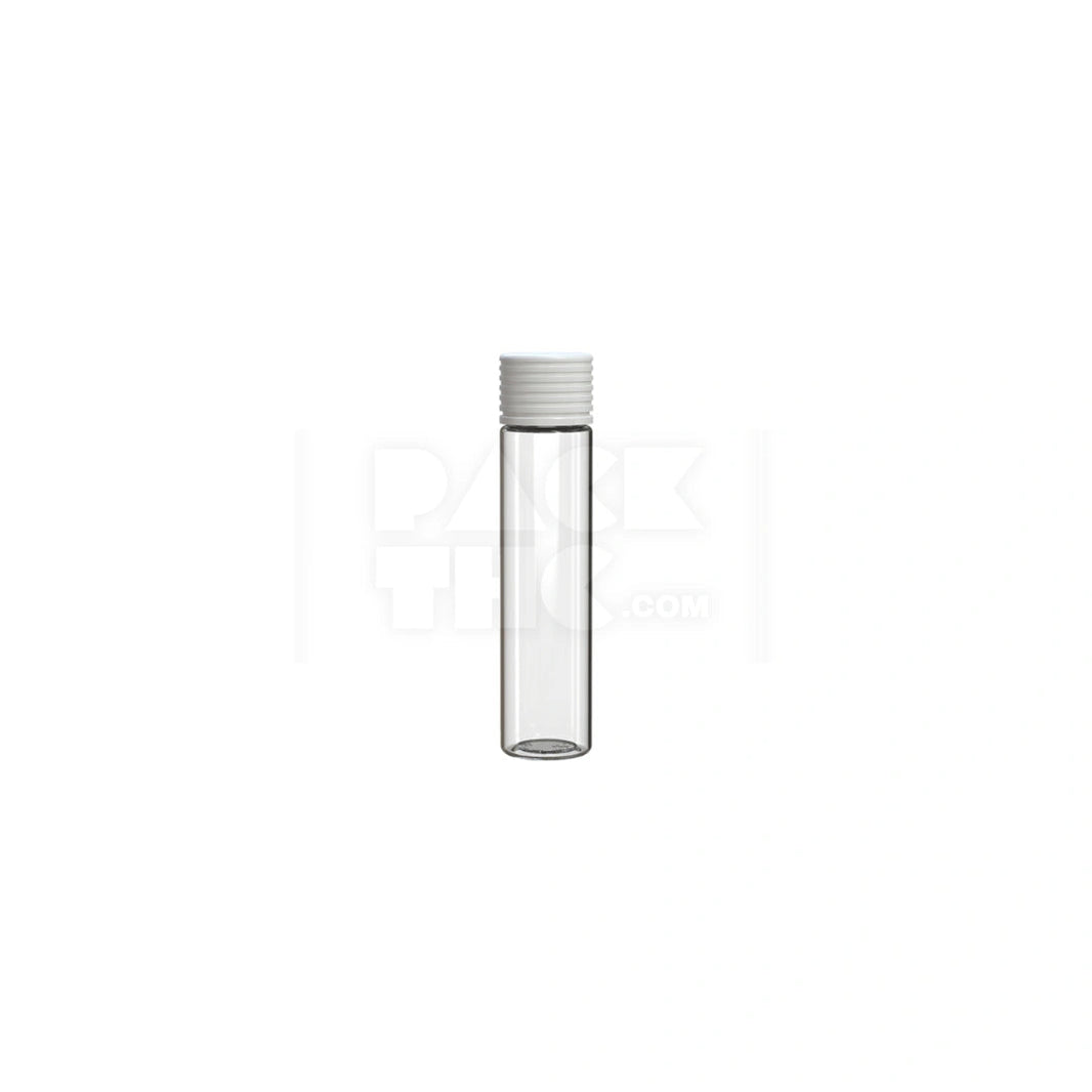 95mm spiral cr tube clear natural white cap 300 count