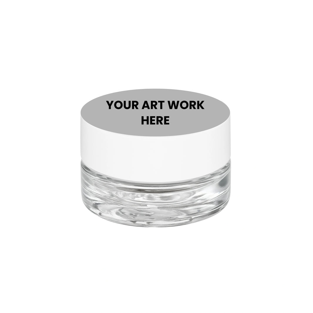 Packthc Custom Printed Stickers - 1.375" Circle For Concentrate Container Or Flower Jar