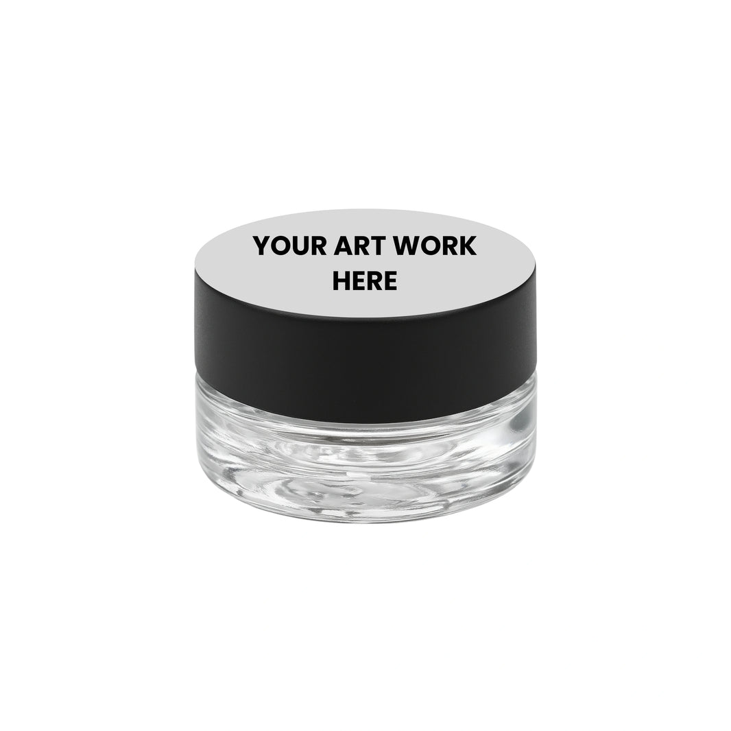Packthc Custom Printed Stickers - 1.5" Circle For Concentrate Container Or Flower Jar