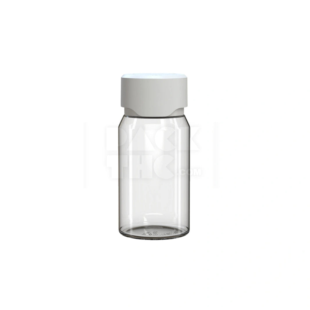 60ml mini aviator cr shot bottle clear natural white cap 500 count