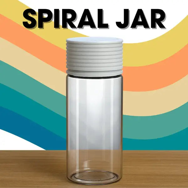 Child-Resistant Spiral Jar