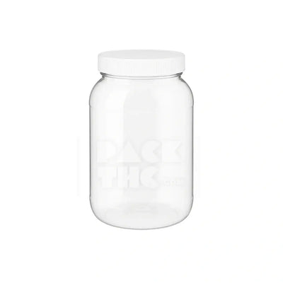 ROUND WIDE PLASTIC JARS