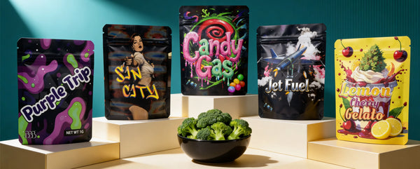 PRE DESIGNED 1 GRAMS MYLAR BAGS