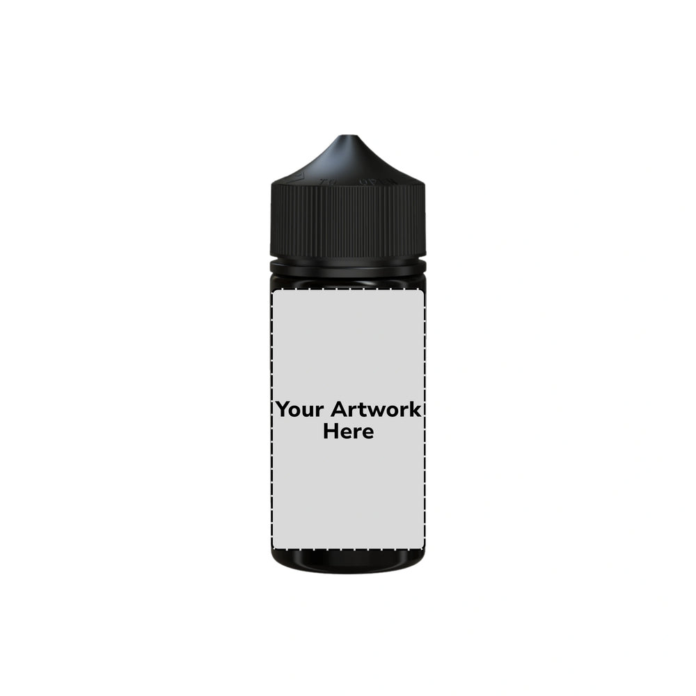 100ml v3 unicorn bottle opaque black