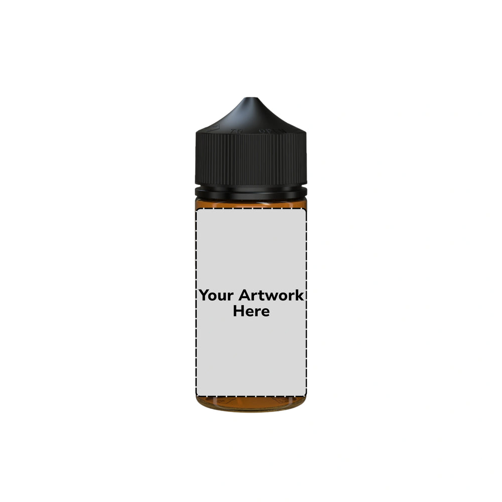 100ml v3 unicorn bottle translucent amber