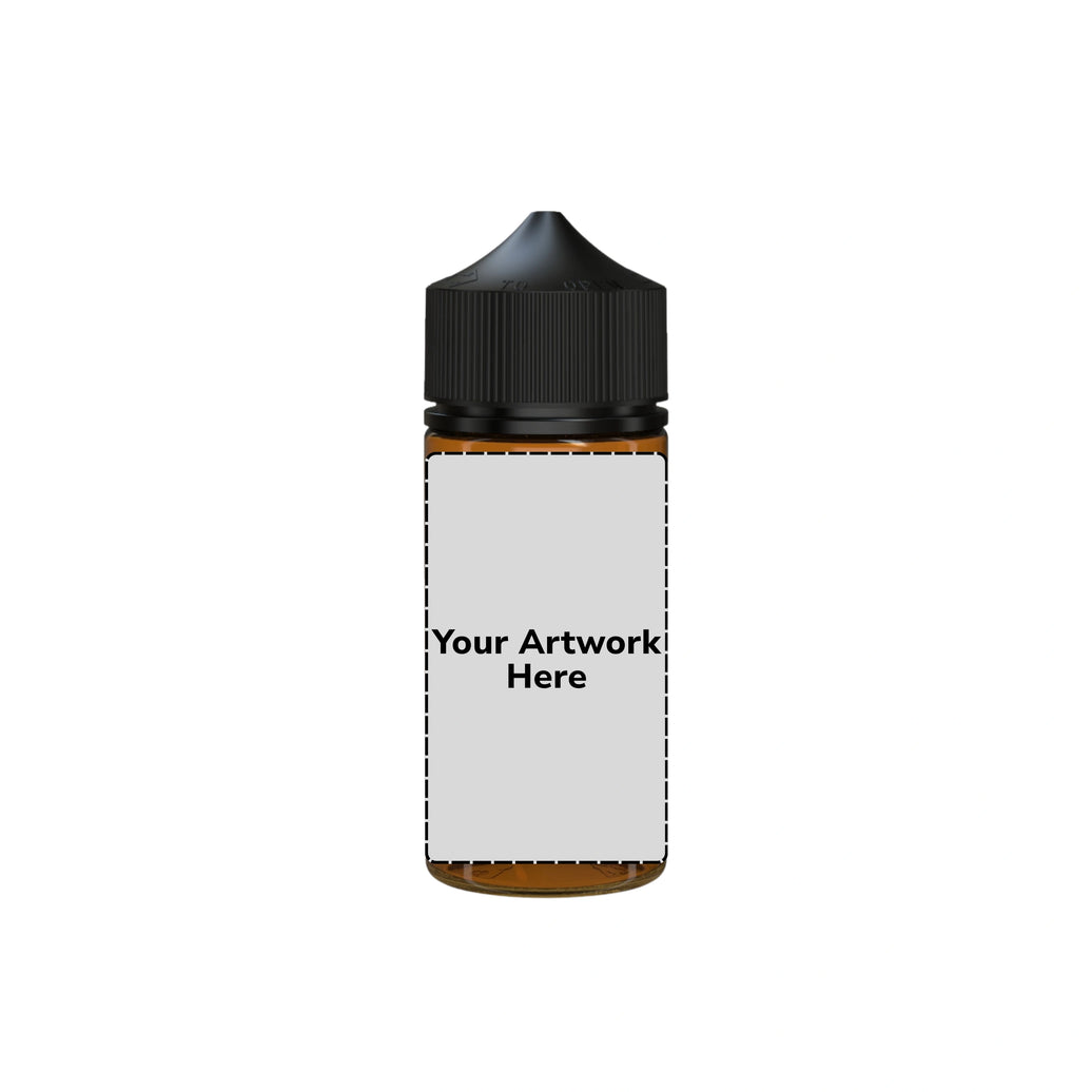 100ml v3 unicorn bottle translucent amber