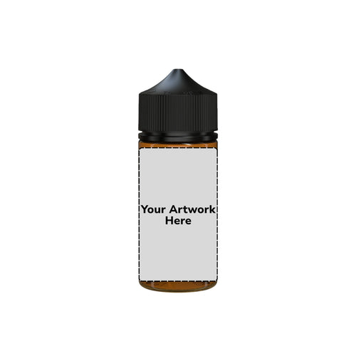 100ml v3 unicorn bottle translucent amber