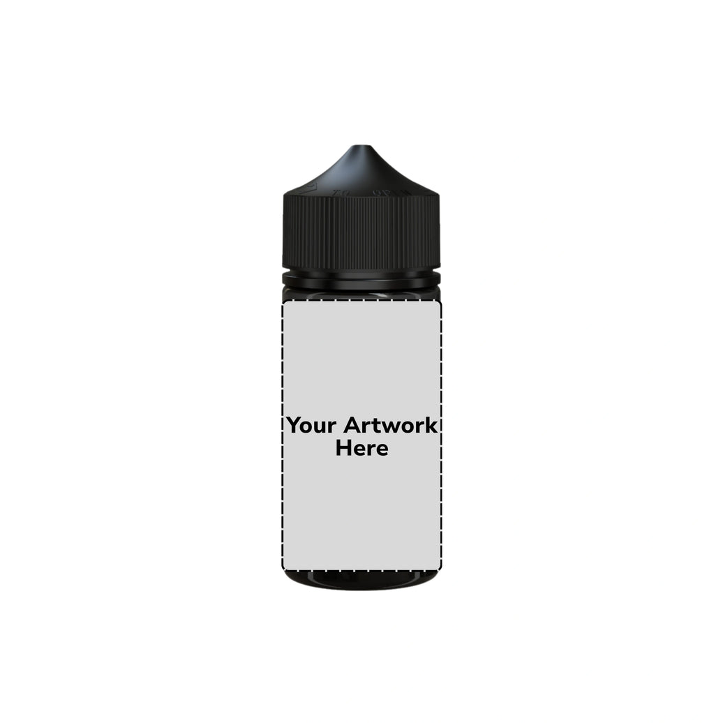 100ml v3 unicorn bottle translucent black