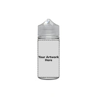 100ml v3 unicorn bottle clear clear cap