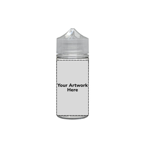100ml v3 unicorn bottle clear clear cap