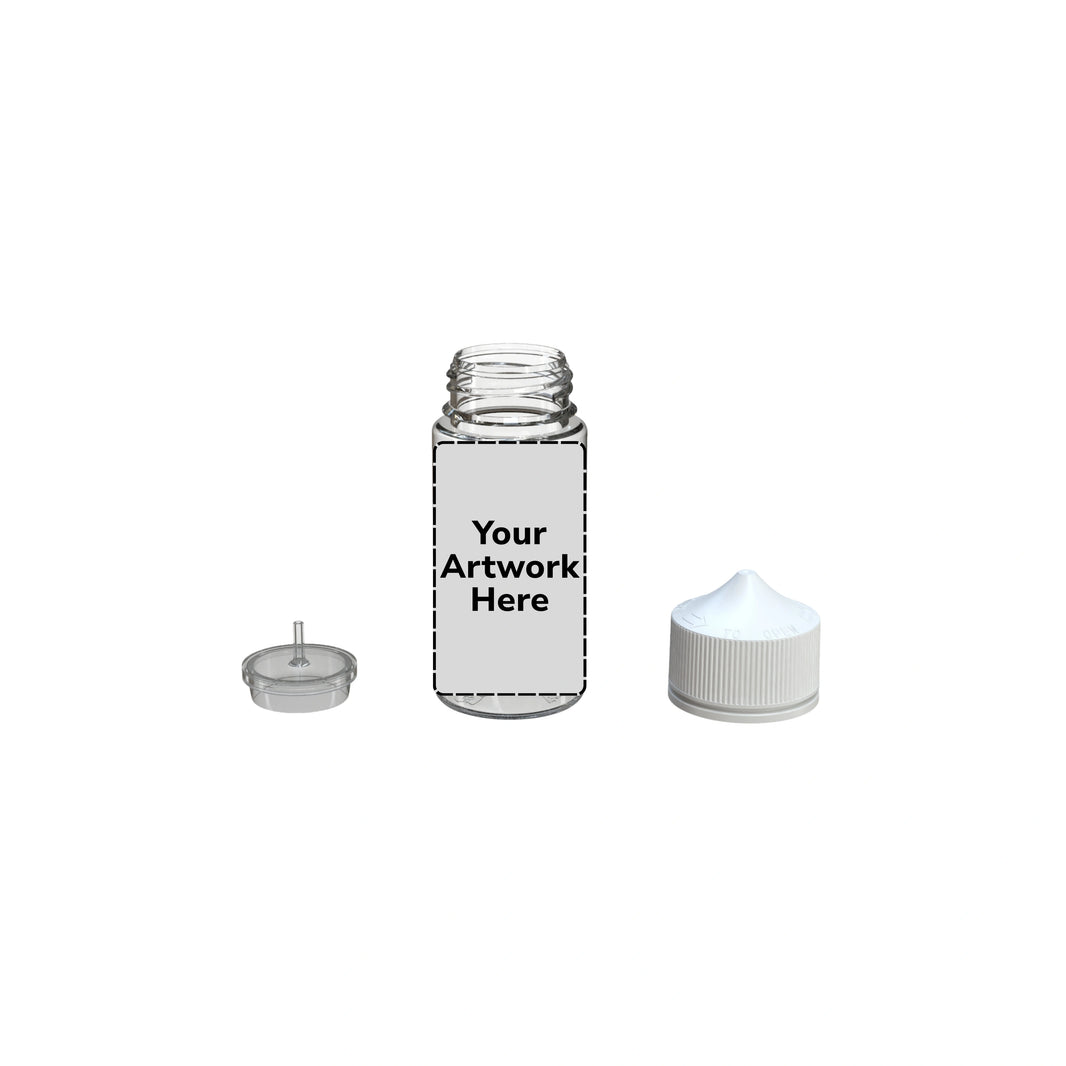 image 100ml v3 unicorn bottle clear white cap