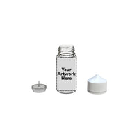 100ml v3 unicorn bottle clear white cap