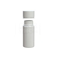 100ml spiral cr bottle opaque white 400 count