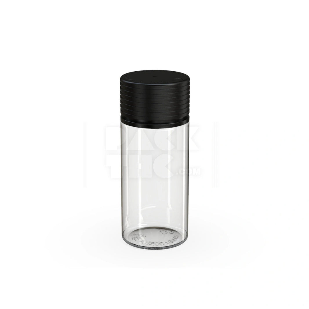 100ml spiral cr bottle clear natural black cap 400 count