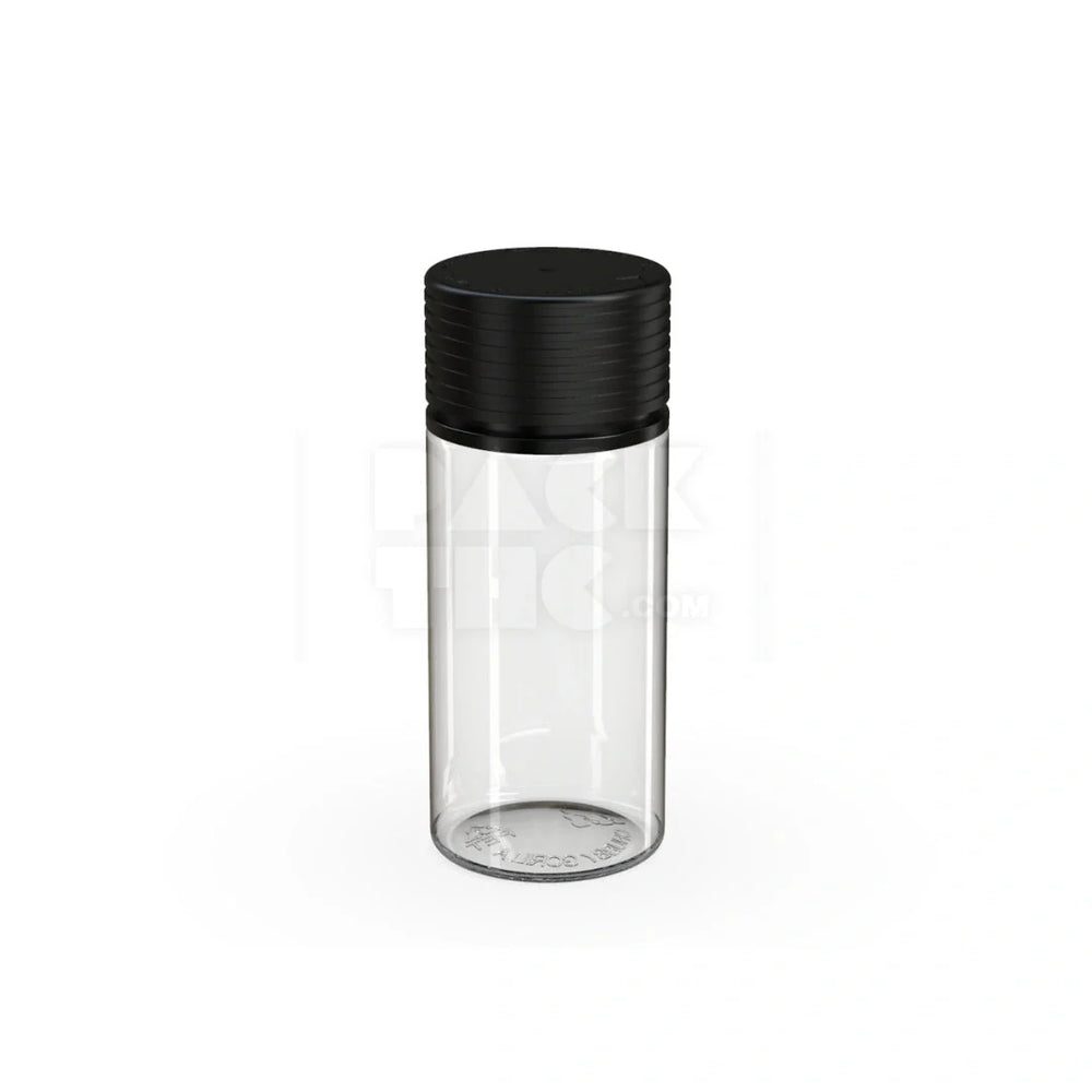 100ml spiral cr bottle clear natural black cap 400 count