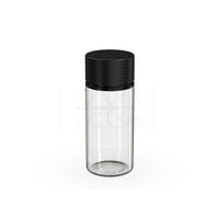 100ml spiral cr bottle clear natural black cap 400 count