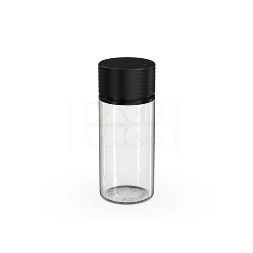 100ml spiral cr bottle clear natural black cap 400 count